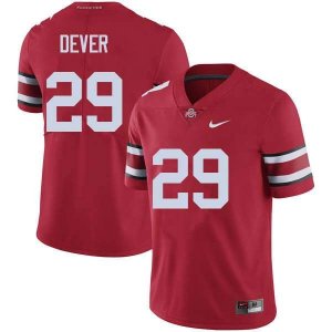 Men's Ohio State Buckeyes #29 Kevin Dever Red Nike NCAA College Football Jersey On Sale KOE0844IL